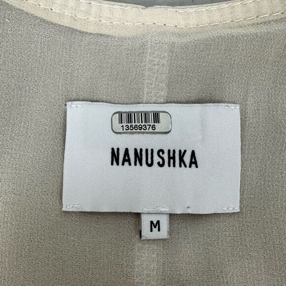 Nanushka Vegan Leather Menphi Dress size Medium - Picture 4 of 9